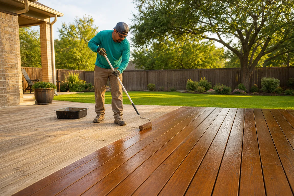 Deck Staining Cost in Texas: 2026 Pricing Guide