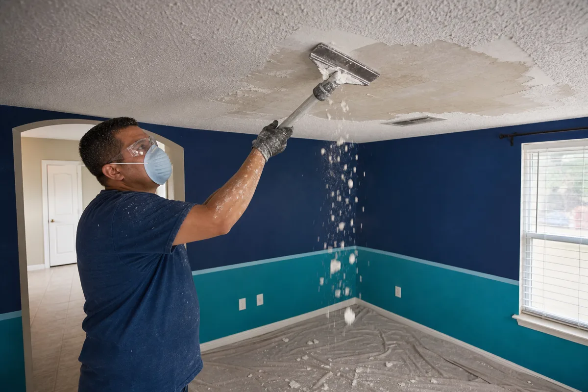 Popcorn Ceiling Removal Cost in Texas: What to Expect