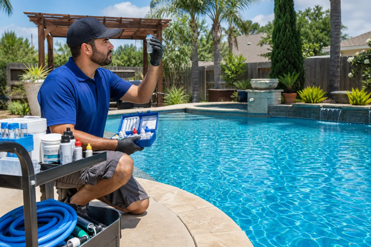 Building a Swimming Pool Service Route in Texas