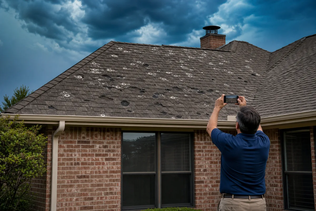 How to File a Hail Damage Roof Claim in Texas